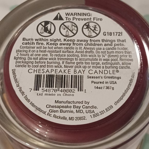 NEW! AROMASCAPE SEASON'S GREETINGS 3 WICK CANDLE - Picture 4 of 7